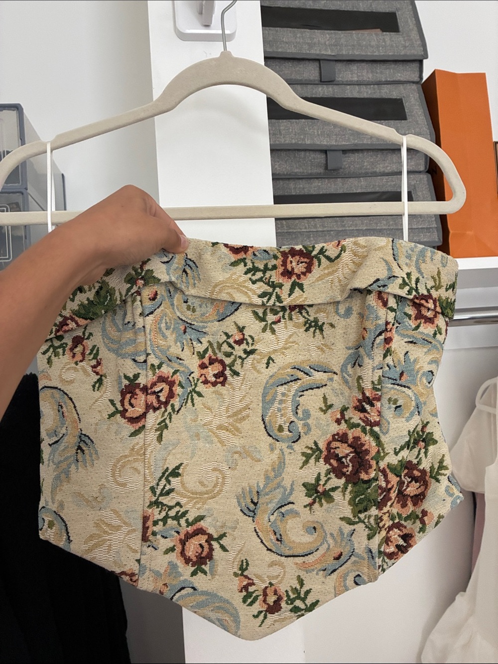 REVOLVE Floral Tapestry Corset Top